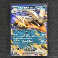 Houndoom EX - 134/197 - Ultra Rare - Obsidian Flames - Pokemon Card - NM/M - Image 1