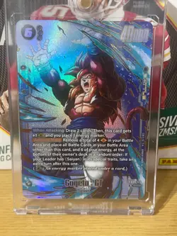Gogeta : GT FB09-123 Alternate Art Dual Evolution Dragon Ball Card English - Image 1