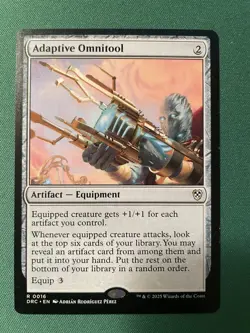 2025 ~ Adaptive Omnitool ~ NM ~ Commander: Aetherdrift ~ MTG ~ Magic - Image 1