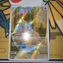 Pokemon TCG Mimikyu S & V Promo Card 075/Promo Pokemon Center Exclusive - Image 1