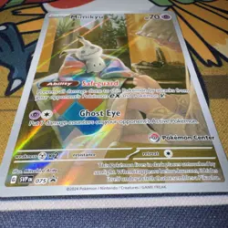 Pokemon TCG Mimikyu S & V Promo Card 075/Promo Pokemon Center Exclusive - Image 2