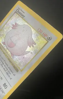 Chansey 003/102 Base Set (Shadowless) Holo - Pokemon Card - Image 4