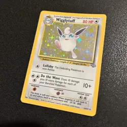 Pokemon Wigglytuff 16/64 Jungle Holo Rare 80 HP 1999 Wizards of the Coast Card - Image 1