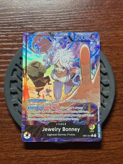 Jewelry Bonney (Alt Art) OP15-001 L Adventure on KAMI - ONE PIECE Card ENGLISH - Image 1