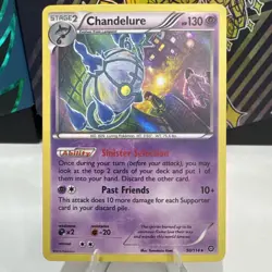 Chandelure 50/114 Holo Rare XY Steam Siege Pokemon Card LP - Image 1