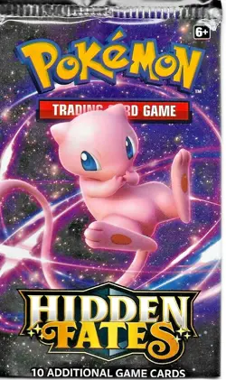 POKEMON Hidden Fates 2019 EMPTY BOOSTER - NO CARD INSIDE - MINT - Image 1