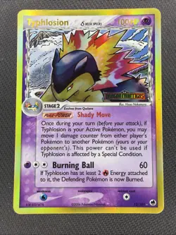 Pokemon TCG Typhlosion Holo Rare Card Delta Species 12/101 MP Condition 🔥🔥🔥 - Image 1