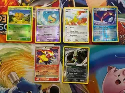 Vintage Pokemon Card Lot Holo Reverse Holo Fire Tyranitar Shiny Swablu Drifloon - Image 1