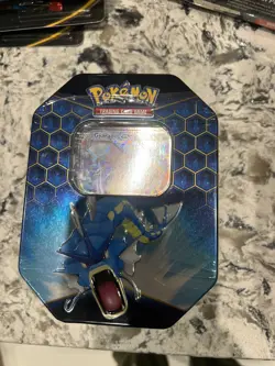 Hidden Fates Tin [Gyarados] — Factory Sealed — Sun & Moon Pokemon Cards - Image 1