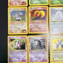 Pokemon Vintage Holo Lot 17 Cards DAMAGED - Image 2