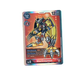Digimon CCG WarGreymon EX1-009 SR Foil Card NM - Image 1