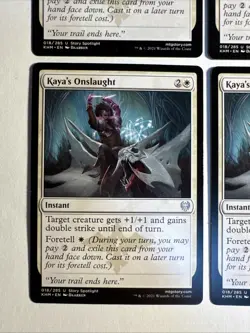 4x Mtg Kaldheim Kaya‘s Onslaught NM/M Magic The Gathering - Image 2