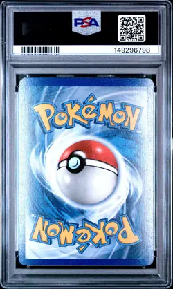 2005 POKEMON EX DEOXYS #28 WHISCASH-REVERSE FOIL PSA 7 - Image 2