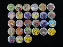 2025 Pokemon TCG S-Chinese Badge Pikachu Sprigatito Gardevoir Lot*32 JA75 - Image 1