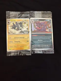 Pokemon TCG GameStop Stamped Exclusive Gengar Promo & Luxray Promo Sealed - Image 1