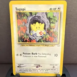 Pokemon TCG Togepi Neo Genesis 51/111 Basic 40 HP Uncommon Regular English - Image 1