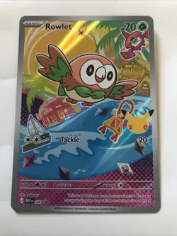 Rowlet 043 First Partners Promo Illustration Rare 30th Anniversary Pokemon TCG - Image 1