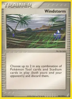 Reverse Holofoil - Windstorm - 85/100 / MP / English Pokemon TCG - Image 1