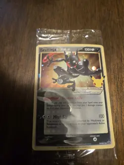 Sealed Greninja Gold Star SWSH144 25th Pokemon Celebrations Promo NM - Image 1