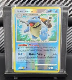 2007 Pokemon Diamond & Pearl Secret Wonders Blastoise Holo Rare 2/132 Mint - Image 1