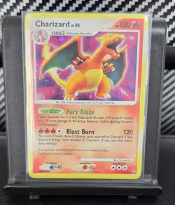 2007 Pokemon Diamond & Pearl Secret Wonders Charizard Holo Rare 3/132 LP - Image 1