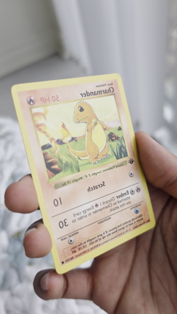 1999 Pokemon Base Set Shadowless 1st Edition Charmander 46/102 NM/LP - Image 2