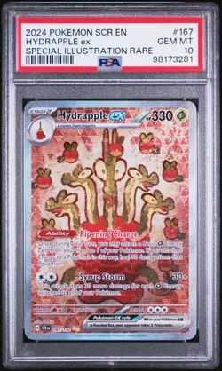 2024 POKEMON SCR EN-STELLAR CROWN SPECIAL ILLUSTRATION RARE HYDRAPPLE EX PSA 10 - Image 1