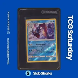 2017 POKEMON SUN & MOON BURNING SHADOWS #33/147 GYARADOS REVERSE HOLO - Image 1