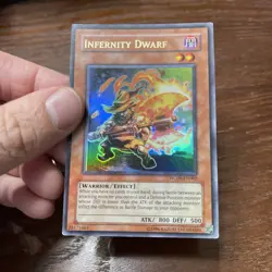 Yu-Gi-Oh Infernity Dwarf WC09-EN002 Ultra Rare Unlimited Edition - Image 2