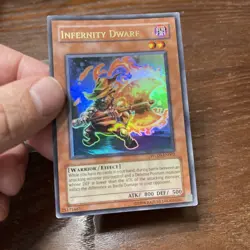Yu-Gi-Oh Infernity Dwarf WC09-EN002 Ultra Rare Unlimited Edition - Image 5