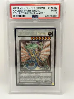 2009 Yugioh Promo ANCIENT FAIRY DRAGON CT06-EN002 Limited Edition PSA 9 Mint - Image 1