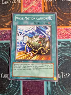 Yu-Gi-Oh! Wave-Motion Cannon MFC-040 Common 1st Edition Lightly Played - Image 1