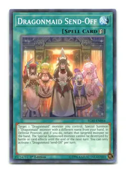 Dragonmaid Send-Off - IGAS-EN064 1st Edition - YuGiOh-LP - Image 1