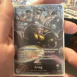 ONE PIECE ENGLISH Krieg (Alt Art) OP15-001 L Adventure on KAMI's Island - NM - Image 1