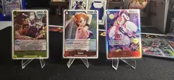 One Piece Ccg 3 Card Lot Yamamoto,nm Name And Uta - Image 1