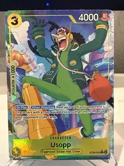 Usopp (Full Art) ST29-002 Starter Deck 29: Egghead Foil One Piece English TCG - Image 1
