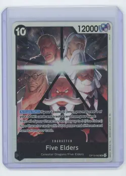 2025 One Piece Carrying on His Will Five Elders #OP13-082 - Image 1