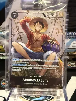 P-075 Monkey.D.Luffy Promo Card TS-02 Tin Set 02 ENGLISH SEALED - Image 1