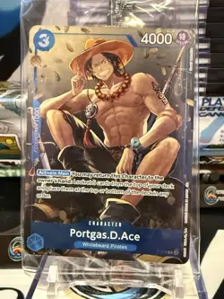 One Piece TCG Portgas D Ace P-074 - Tin Set Vol 2 Foil - Sealed English Promo B - Image 1
