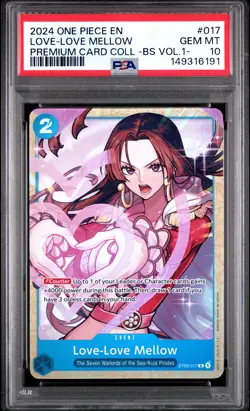 2024 ONE PIECE PREMIUM COLLECTION-BEST SELECTION VOL.1- LOVE-LOVE MELLOW PSA 10 - Image 1