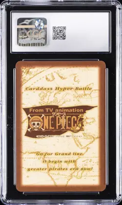 2001 CARDDASS HYPER BATTLE JAPANESE ONE PIECE GRAND LINE COMPILATION LUFFY CGC 9 - Image 2