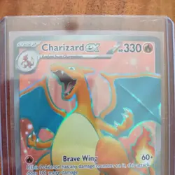 Charizard EX Holo Rare Pokemon TCG Card 183/165 Scarlet & Violet 151 - Image 3