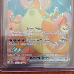 Charizard EX Holo Rare Pokemon TCG Card 183/165 Scarlet & Violet 151 - Image 4