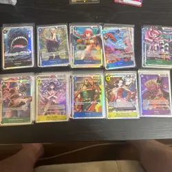 One Piece TCG - ENGLISH SR LOT - (LOT OF 52 SR CARDS) PACK FRESH NEAR MINT+ - Image 5