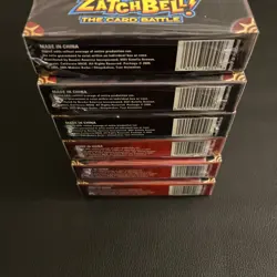 Six (6) ZATCH BELL THE CARD BATTLE TCG STARTER SETS #1 & #2 TRADING CARDS - Image 5