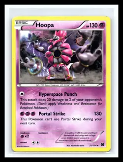 💥 Hoopa # 51/114 Steam Siege Set Pokemon Trading Cards TCG Rare Holo - Image 1