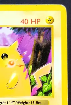 Pikachu Red Cheeks Shadowless Base Set 58/102 Non Holo Pokemon TCG Card - Image 4