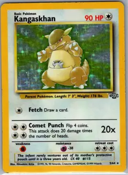 Kangaskhan 5/64 Holo Jungle - Pokemon Card - LP - Image 1