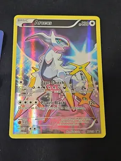 Pokemon TCG Arceus Full Art Holo Black Star Promo Card XY116 - Image 3