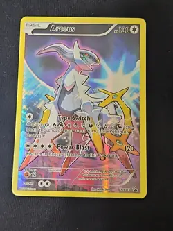 Pokemon TCG Arceus Full Art Holo Black Star Promo Card XY116 - Image 5